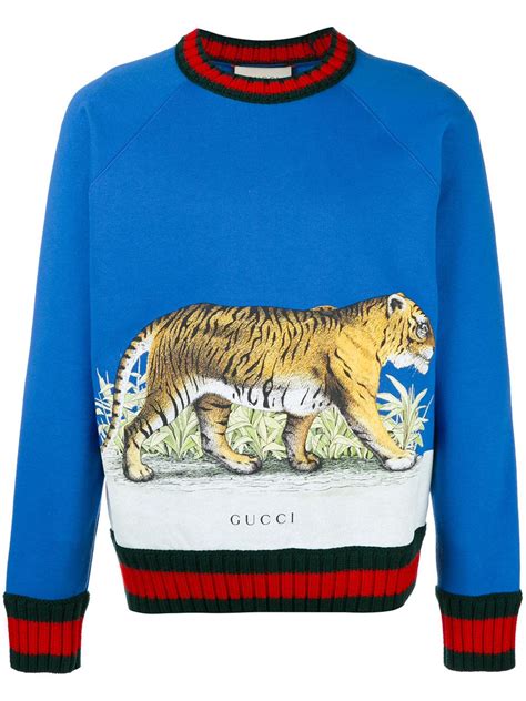 tiger pullover gucci|gucci pullover hoodie.